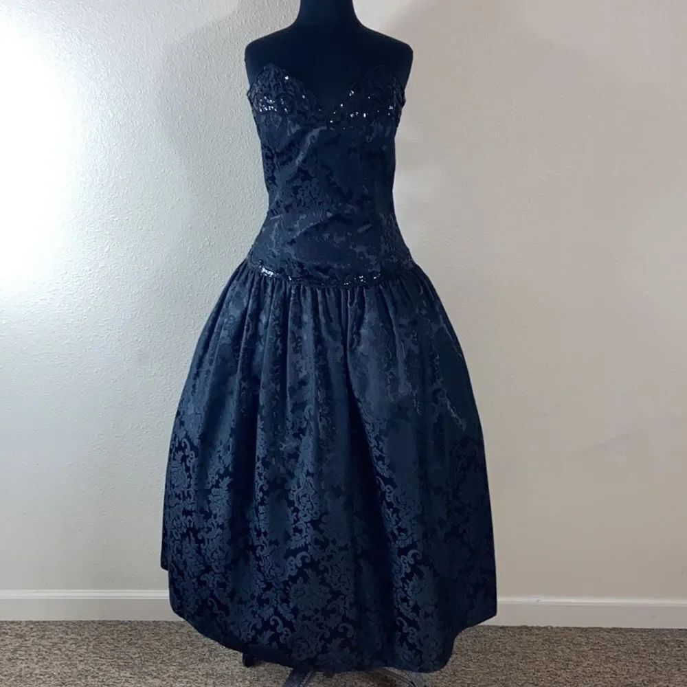Vintage Scott McClintock Made In USA Prom Women Formal Dress Size 14